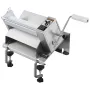 Manual Dough Sheeter Machine, Puff Pastry Sheeter and Fondant Roller, Removable Handle, Panel, Roller for Easy Cleaning, Max 1/2