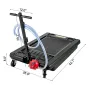 Bærbar olieafløb med pumpe 64L olieafløb Pan 17 gallon
