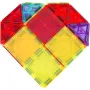 Magnetic Tiles, 121 PCS Magnetic Building Blocks for Kids, Magnet Building Set with 2 Car Bases & 26 Digital Cards, STEM Educati
