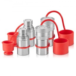 1/2 "Flat ansigt Hydrauliske koblinger 1/2" NPT SKID STEMÆRKNING