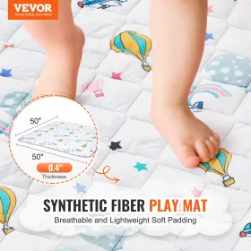 50 "X50" Baby Play Mat Kids Crawling Soft Floor Playmat Infant