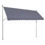 178x47" terrassemarkise, udtrækkelig markise, solskærm med