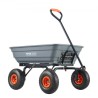 Poly Garden Dump Cart Heavy-Duty yard vogne og vogne 4 cu.ft 600 lbs