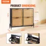Rattan Shoe Cabinet, Narrow Shoe Storage Organizer with 4 Flip Drawers, Slim Shoe Entryway Storage Cabinet with Metal Legs, Idea