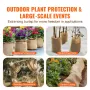 Burlap Fabric Roll, 40” x 300 ft & 50 x 50 High Density Wide Natural Burlap Fabric Rolls, Jute Fabric Burlap Tree Wrap Roll, for
