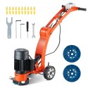 Concrete Floor Grinder 7" Walk-Behind Polisher 2.0HP Adjustable Machine
