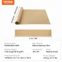 Burlap Fabric Roll, 40” x 30 ft & 50 x 50 High Density Wide Natural Burlap Fabric Rolls, Jute Fabric Burlap Tree Wrap Roll, for 