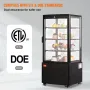 Kølet skærmbageri Display Køleskab 3 Cu.ft/85L 3-lags