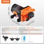 12V Diaphragm Pump, 3 GPM (11.36 L/min), 4-Chamber 12 Volt DC Water Pump with Automatic Pressure Switch 2.7-6.9 bar(40-100 PSI) 