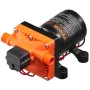 12V Diaphragm Pump, 3 GPM (11.36 L/min), 4-Chamber 12 Volt DC Water Pump with Automatic Pressure Switch 2.7-6.9 bar(40-100 PSI) 
