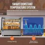 Kølet skærmbageri Display Køleskab Sag 4.2 Cu ft/115L 2-lags