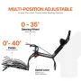 Racing Wheel Stand Foldable For Logitech G923/G920/G29, Steering Wheel Stand & Foot Pedal Angle Adjustable,Portable Steel Drivin