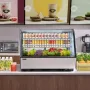 Kølet skærmbageri Display Køleskab 5 Cu Ft/146L 2-lags