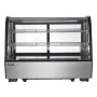 Refrigerated Display Case, 5 Cu.Ft./146L Countertop Pastry Display Case, 2-Tier Commercial Display Refrigerator with LED Lightin