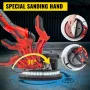 Dripsslander 750W, elektrisk gipsvægsander, sammenfoldelig