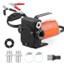 Fuel Transfer Pump, 12V DC 19L/min(5 GPM) 75W(1/10 HP), Portable Electric Diesel Transfer Pump with Auto Shut-Off Fuel Nozzle, L