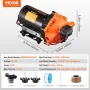 12V membranpumpe 5gpm 18,93 l/min 5-kammer vandpumpe