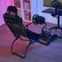 Racing Wheel Stand Foldable For Logitech G923/G920/G29, Steering Wheel Stand & Foot Pedal Angle Adjustable,Portable Steel Drivin