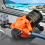 12V Diaphragm Pump, 1.8 GPM (6.81 L/min), 3-Chamber 12 Volt DC Water Pump with Automatic Pressure Switch 2.7-6.9 bar(40-100 PSI)