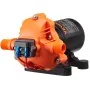 12V Diaphragm Pump, 1.8 GPM (6.81 L/min), 3-Chamber 12 Volt DC Water Pump with Automatic Pressure Switch 2.7-6.9 bar(40-100 PSI)