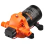 12V Diaphragm Pump, 1.8 GPM (6.81 L/min), 3-Chamber 12 Volt DC Water Pump with Automatic Pressure Switch 2.7-6.9 bar(40-100 PSI)