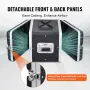 6U Rack Case Server Rack Cabinet 317,5mm / 12.5 in Depth with ABS Construction Handle