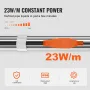 Pipe Heating Cable, 9m 23W/m Heat Tape for Pipes with Built-in Thermostat, Water Pipe Heat Cable Protects PVC Hose, Metal and Pl