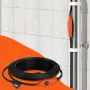 Pipe Heating Cable, 9m 23W/m Heat Tape for Pipes with Built-in Thermostat, Water Pipe Heat Cable Protects PVC Hose, Metal and Pl