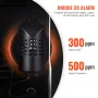 2KW Diesel Heater, 12V/24V All in One Diesel Air Heater, with Bluetooth APP Control, Remote Control and Display Screen, CO Alarm