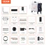 Diesel Air Heater 12V/24V 2KW Bluetooth App Fjernbetjening til