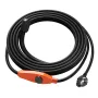 Pipe Heating Cable, 2m 23W/m Heat Tape for Pipes with Built-in Thermostat, Water Pipe Heat Cable Protects PVC Hose, Metal and Pl