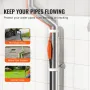 Pipe Heating Cable, 25m 23W/m Heat Tape for Pipes with Built-in Thermostat, Water Pipe Heat Cable Protects PVC Hose, Metal and P