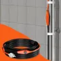 Rørvarme kabel 25m 23W/m varmebånd til rør med indbygget