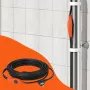 Rørvarme kabel 18m 23W/m varmebånd til rør med indbygget