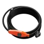 Pipe Heating Cable, 18m 23W/m Heat Tape for Pipes with Built-in Thermostat, Water Pipe Heat Cable Protects PVC Hose, Metal and P