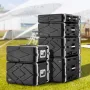 4U Rack Case Server Rack Cabinet 19 i dybde med ABS
