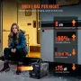 5-8KW Diesel Heater, 12V/24V All in One Diesel Air Heater, Bluetooth APP Control, Remote Control and Display Screen, CO Alarm, F