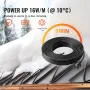 Self-Regulating Pipe Heating Cable, 9m 16W/m Heat Tape for Pipes, Roof Snow Melting De-icing, Gutter and Pipe Freeze Protection