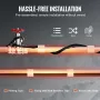 Self-Regulating Pipe Heating Cable, 9m 16W/m Heat Tape for Pipes, Roof Snow Melting De-icing, Gutter and Pipe Freeze Protection
