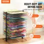 Art Drying Rack, 50 Removable Shelves 20 x 17 x 30 inch Paint Drying Rack with Stable Base, Carbon Steel Metal Painting Drying R