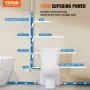 Macerating toiletsystem med 700W pumpe opflush toilet til kælder
