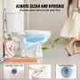 Macerating toiletsystem med 500W pumpe opflush toilet til kælder