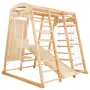 Indoor Jungle Gym 7-i-1 Toddler Indoor Playground Wooden