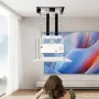 Motorized Projector Lift, Electric Projector Lift Adjustable Height 59 in, Hidden Projector Ceiling Mount with Remote and Wired 