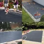 Pool Safety Cover Fits 10.5x18.6ft Rectangle Inground Pools, Safety Pool Cover with Drainage Holes, Mesh Pool Cover for Swimming