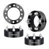 2" 6"x5.5" Wheel Spacers Wheel Adapters 6 Lug Forged Spacer 4 PCS Black