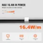Selvregulerende rørvarmekabel 18,3 m 16,4w/m varmebånd med