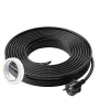 Self-Regulating Pipe Heating Cable, 18.3m 16.4W/m Heat Tape for Pipes Freeze Protection, Water Pipe Heat Cable with Built-in The