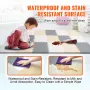 Kids Foam Puzzle Floor Playmat 0,4 i 16 stk, der låser sammen