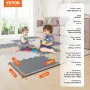 16 Tiles Kids Play Mat, 0.4 Inch Toddler Play Mat with EVA Foam, 12" x 12" Puzzle Play Mat with 16 sq.ft Coverage, Interlocking 